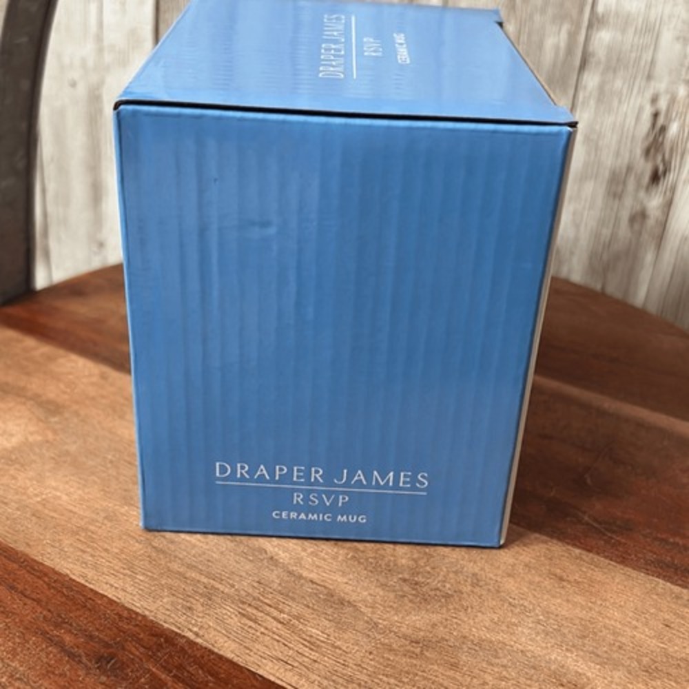 NWT DRAPER JAMES RSVP Floral Boxed Ceramic Mug Mother's Day Gift Wife Tea Coffee - Picture 4 of 6